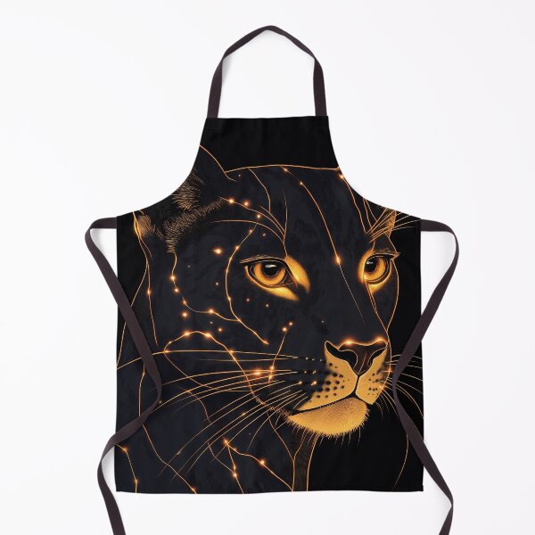 Item preview, Leopard Golden Line Wild Predator Animal Portrait designed and sold by mildaclairmo.