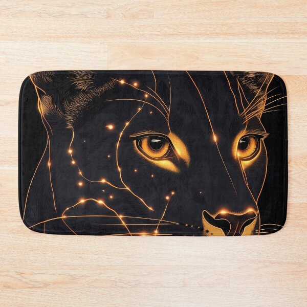 Item preview, Leopard Golden Line Wild Predator Animal Portrait designed and sold by mildaclairmo.