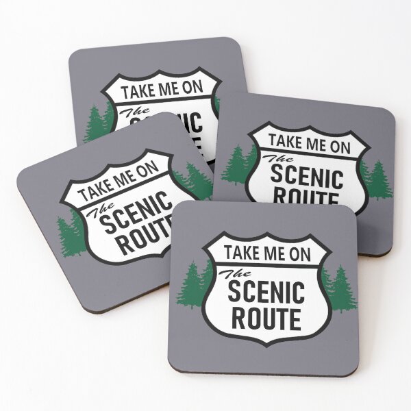 Item preview, Take Me on the Scenic Route designed and sold by longneckgoosie.