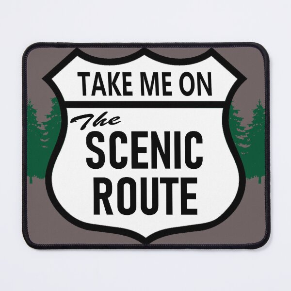 Item preview, Take Me on the Scenic Route designed and sold by longneckgoosie.