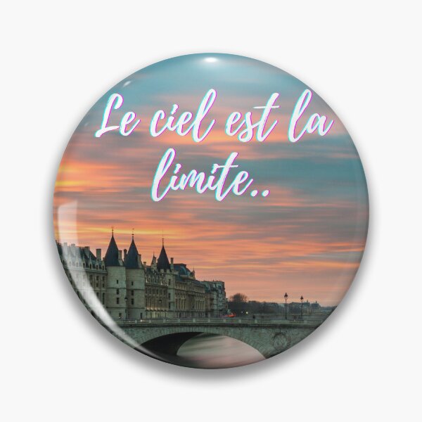 Item preview, Sky is not the limit - popular french quotes theme gifts  designed and sold by RebelliousRosee.