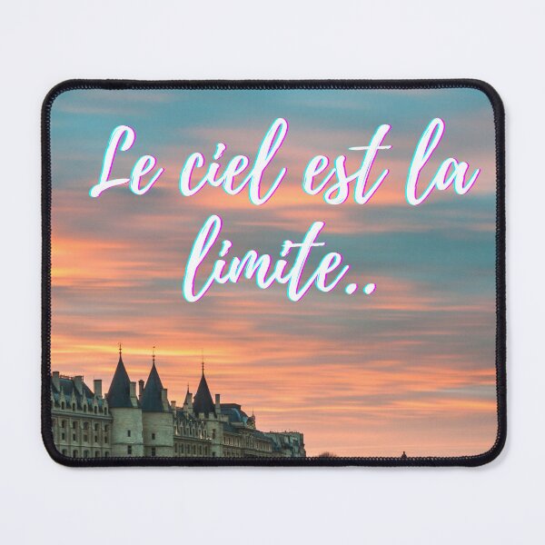 Item preview, Sky is not the limit - popular french quotes theme gifts  designed and sold by RebelliousRosee.