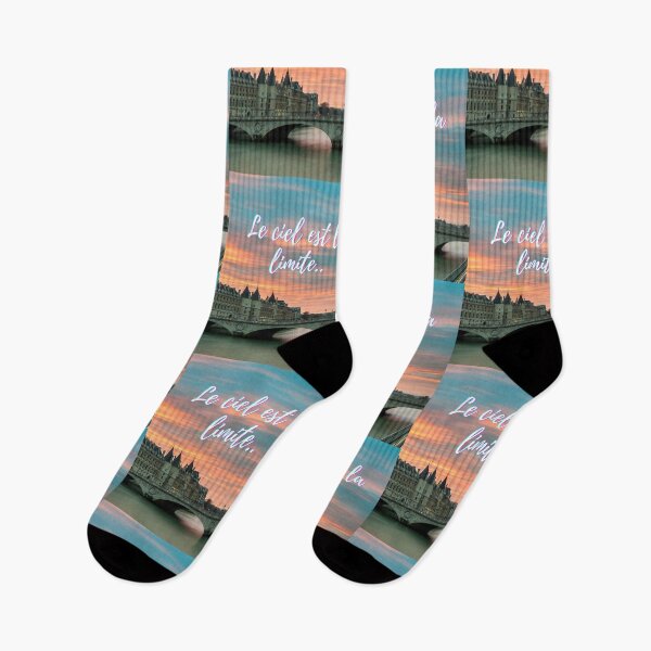 Item preview, Sky is not the limit - popular french quotes theme gifts  designed and sold by RebelliousRosee.