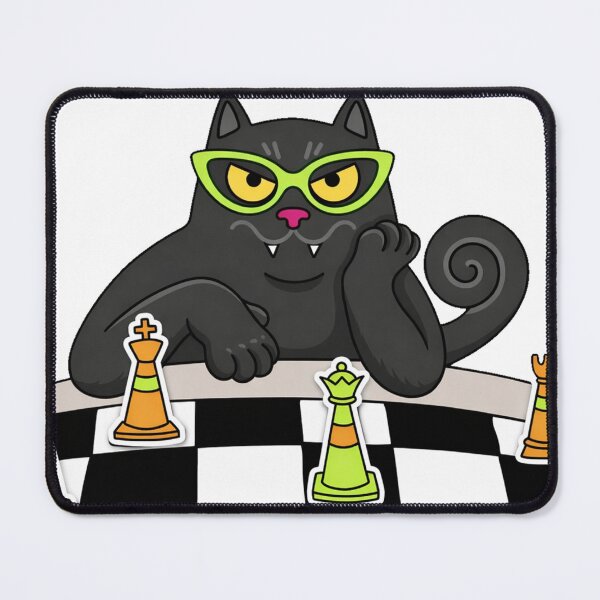 Item preview, Traffic Cone Cat Chess designed and sold by erkinmaddison.