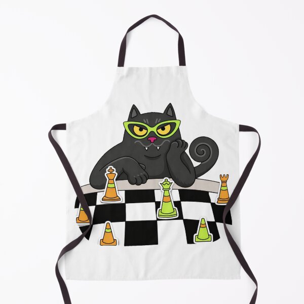 Item preview, Traffic Cone Cat Chess designed and sold by erkinmaddison.