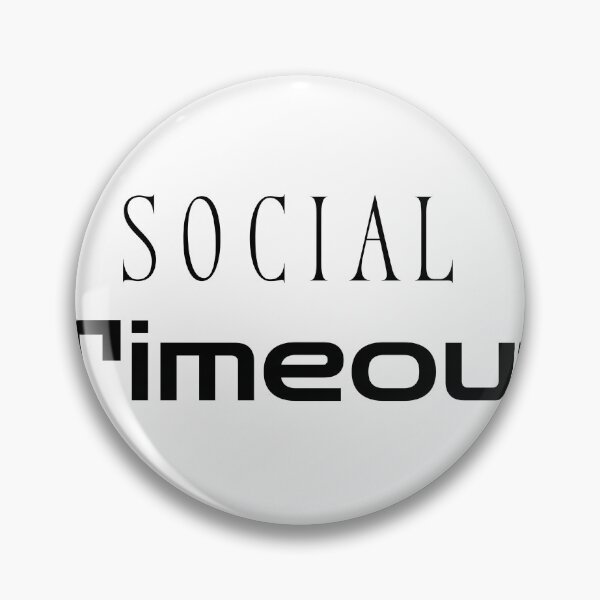 Item preview, Social Timeout Funny Low Social Battery Meme Design designed and sold by FarazDesign110.