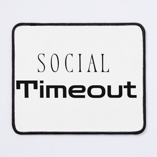 Item preview, Social Timeout Funny Low Social Battery Meme Design designed and sold by FarazDesign110.