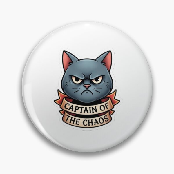 Item preview, Grumpy Cat Captain of Chaos Funny Family designed and sold by hjunshop.