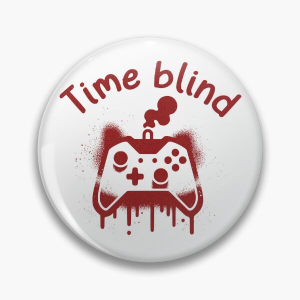 Item preview, Time Blind Gamer Melting Controller Funny ADHD designed and sold by lenalenspod.