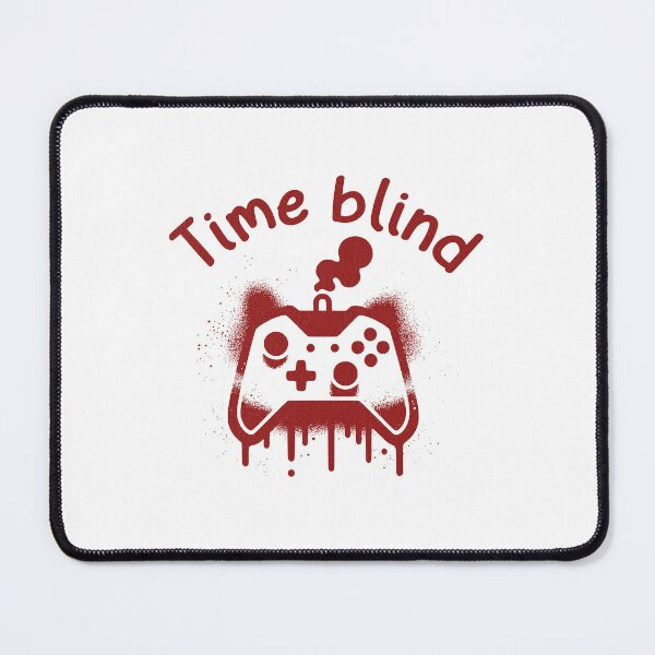Item preview, Time Blind Gamer Melting Controller Funny ADHD designed and sold by lenalenspod.
