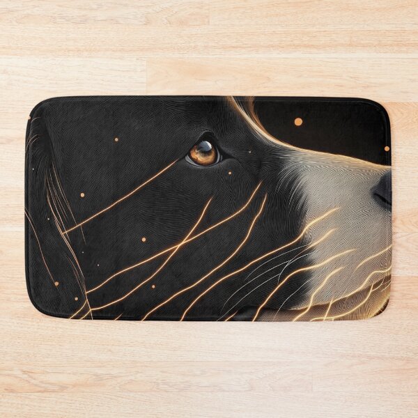 Item preview, Border Collie Dog Golden Motion Energy Portrait designed and sold by mildaclairmo.