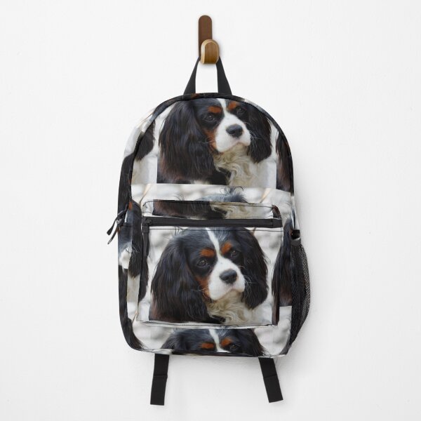 Item preview, Tri Color Cavalier King Charles Spaniel Photo Portrait designed and sold by taiche.
