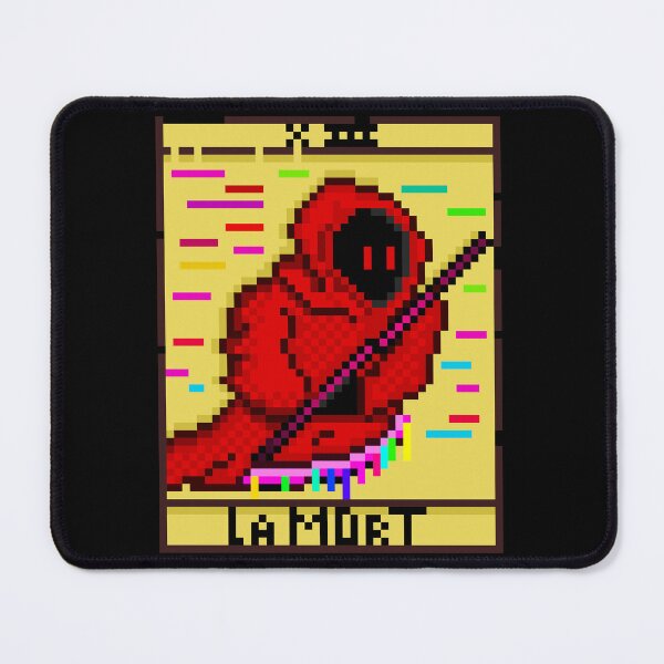 Item preview, Death Tarot Card La Mort Retro Pixel Art designed and sold by RetroRlx.