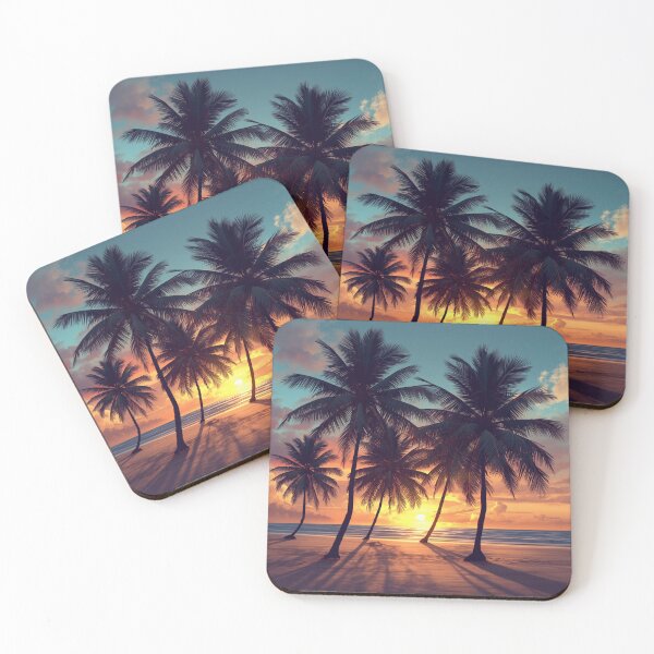 Item preview, Sunset Palm Trees designed and sold by Robertsdesigns133.