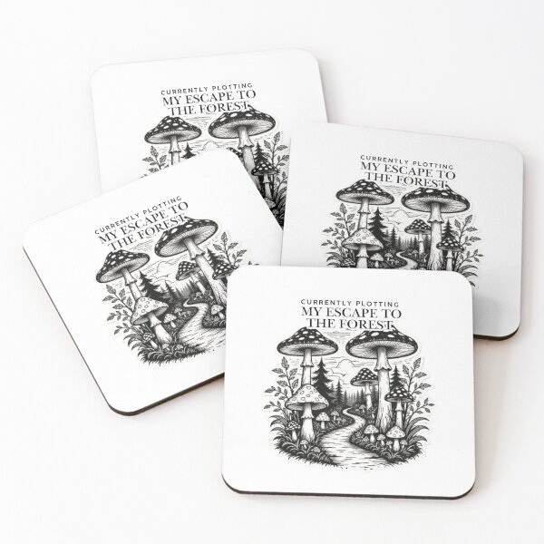 Item preview, Plotting My Escape To The Forest Funny Quote designed and sold by SKSSTYLe.