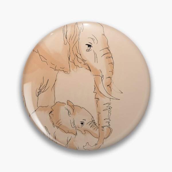 Item preview, Elephant mum and calf designed and sold by NikkiAlyssa.