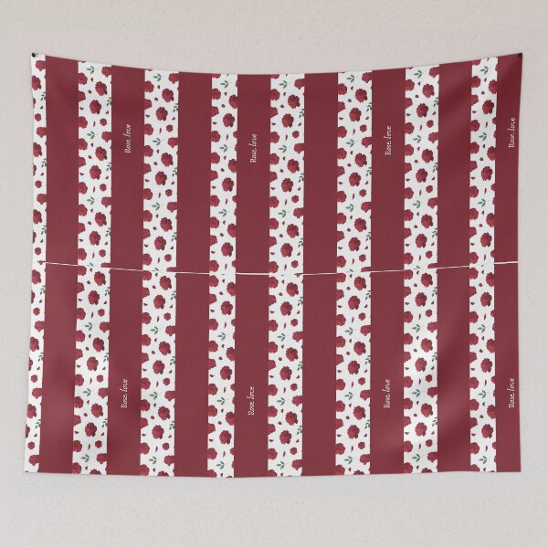 Item preview, Elegant Rose Love Striped Pattern designed and sold by STKdesign62.
