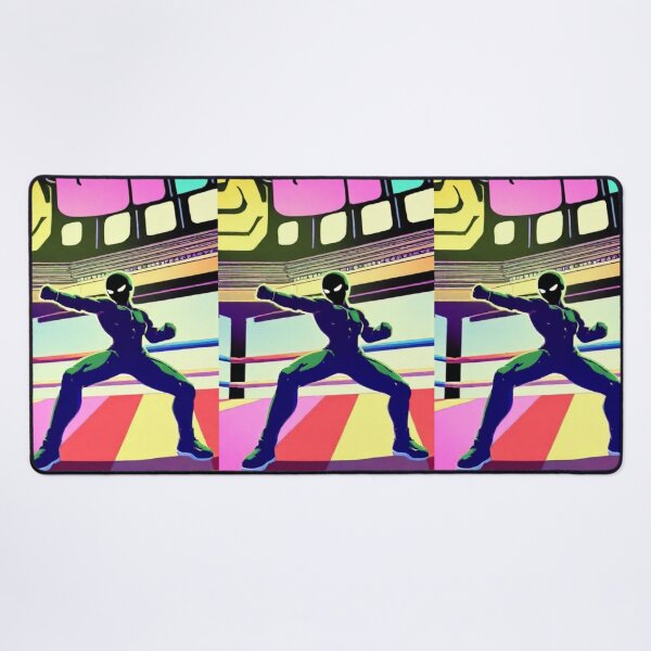 Item preview, Digital Art - Stylized Fighter, Vibrant Pop Graphic Style designed and sold by Zone--Gaming.