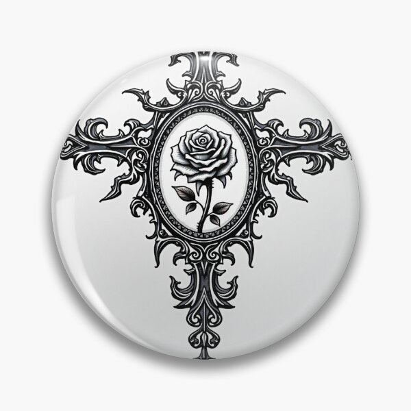 Item preview, manual TAT gothic ornamental dark cathedral window motif 20260706 1503 00003 .png designed and sold by Qubivibe.