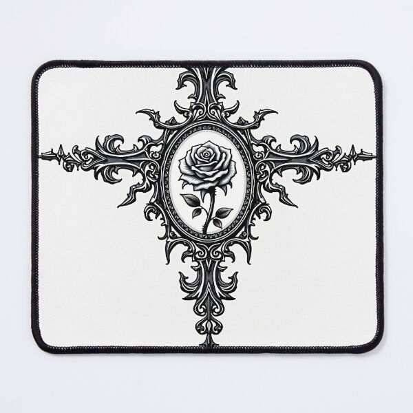 Item preview, manual TAT gothic ornamental dark cathedral window motif 20260706 1503 00003 .png designed and sold by Qubivibe.