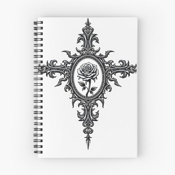 Item preview, manual TAT gothic ornamental dark cathedral window motif 20260706 1503 00003 .png designed and sold by Qubivibe.