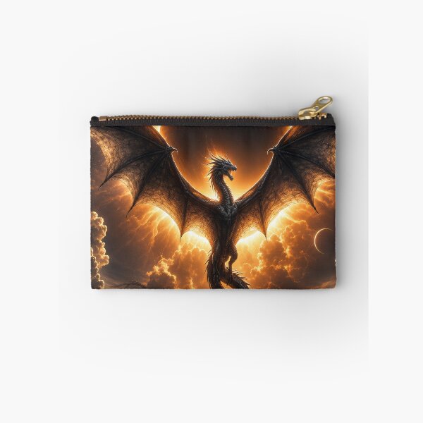 Item preview, Solar Eclipse Dragon | Celestial Fantasy Wall Art designed and sold by DrakariArt.