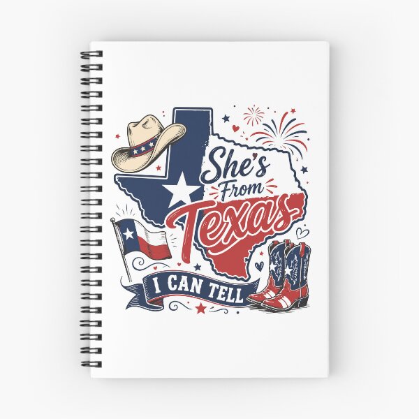 Item preview, She's From Texas I Can Tell – Texas Cowgirl T-Shirt Design designed and sold by ucpstudio.