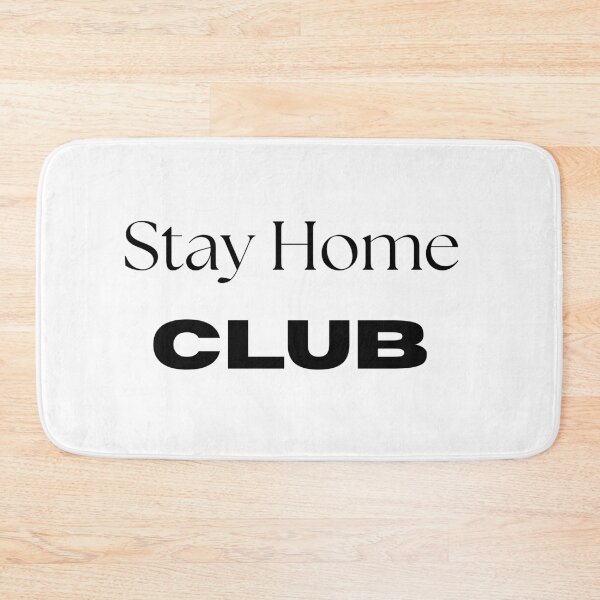 Item preview, Stay Home Club Funny Retro Homebody Quote designed and sold by FarazDesign110.
