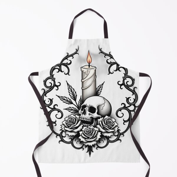 Item preview, manual TAT gothic ornamental gothic candle and skull 20260705 1625 00015 .png designed and sold by Qubivibe.