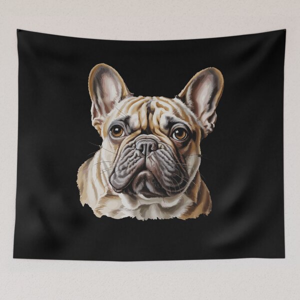 Item preview, French Bulldog Portrait Realistic Fawn Frenchie Dog Lovers designed and sold by yoddel.