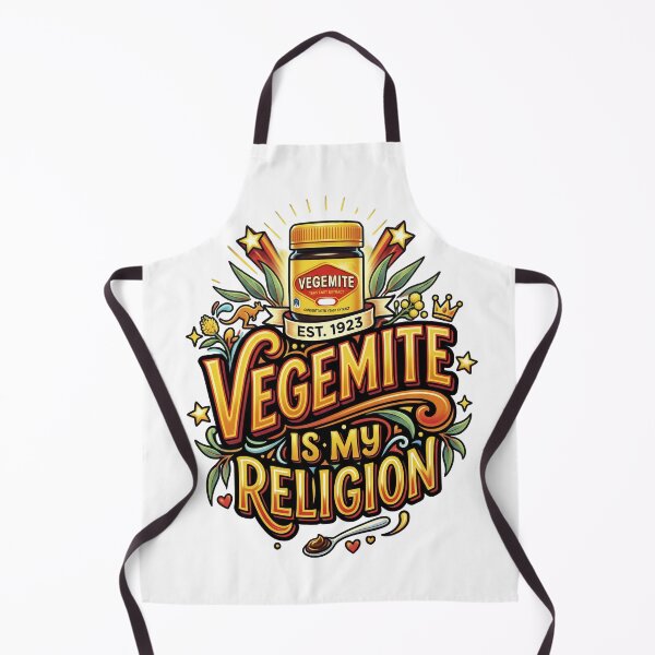 Item preview, Vegemite Is My Religion Vintage Retro Aussie Emblem designed and sold by LOVEARTDESIGN.
