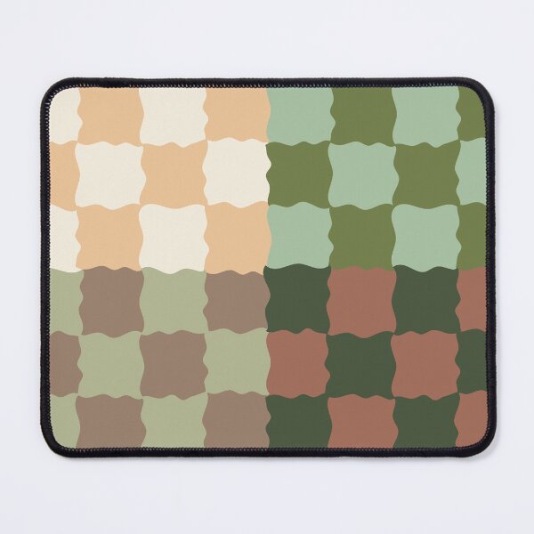 Item preview, Retro Sage Checkerboard Scallop Pattern | Cottagecore Geometric Decor designed and sold by nineFlorals.