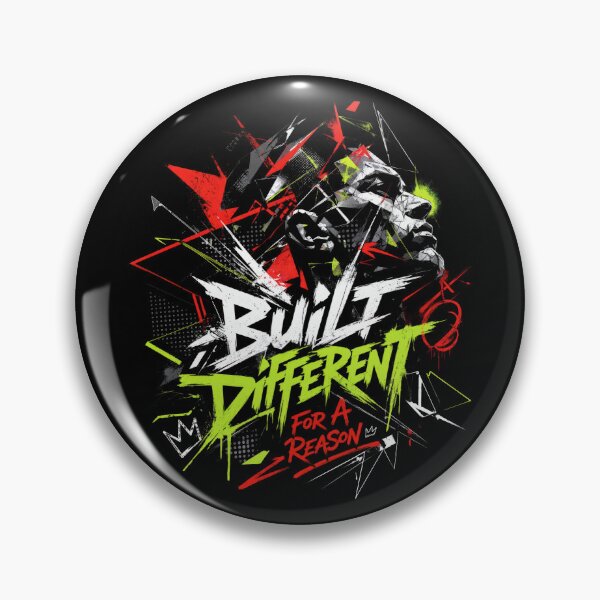 Item preview, T-Shirt - Sticker - Built Different Graffiti Power designed and sold by ForeverPrintsOK.