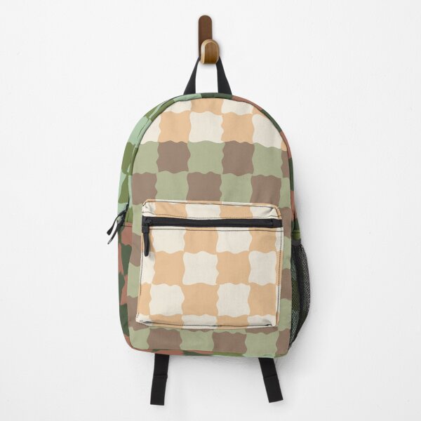Item preview, Retro Sage Checkerboard Scallop Pattern | Cottagecore Geometric Decor designed and sold by nineFlorals.