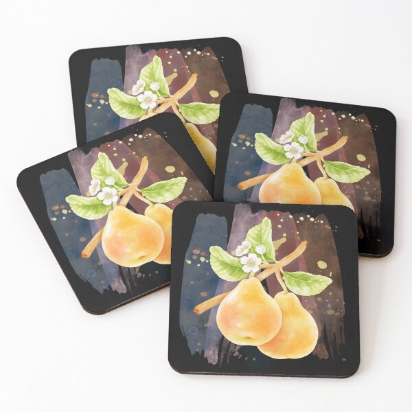 Item preview, Cottagecore Aesthetic Pastel Watercolor Pears designed and sold by XelaStore.