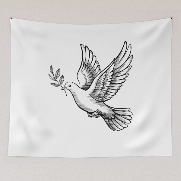 Item preview, Dove Of Peace With Olive Branch Symbol Of Hope And Harmony designed and sold by yoddel.