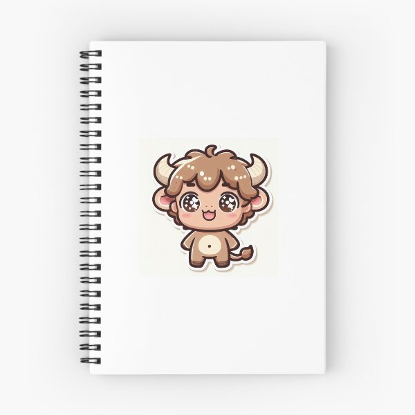 Item preview, Kawaii Baby Minotaur Sticker | Cute Pastel Greek Myth designed and sold by PastelPawsArt.