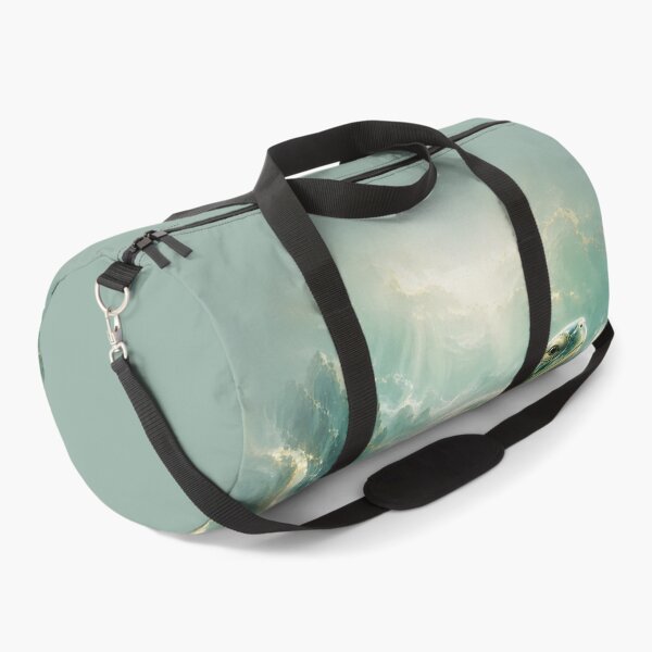 Item preview, Majestic Sea Turtle Riding Ocean Waves | Marine Wildlife Art designed and sold by ManJiangHong.