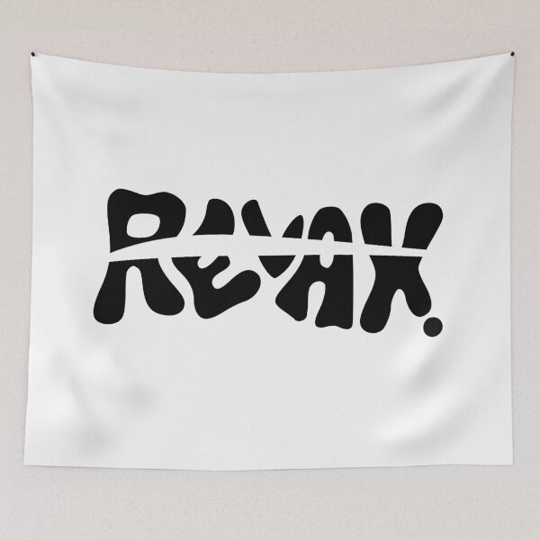 Item preview, Relax Typography Design | Minimalist Word Art | Modern Aesthetic Lettering designed and sold by UI Expert.