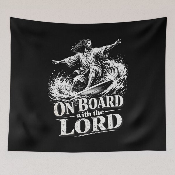 Item preview, On Board with The Lord Jesus Skateboarding Skateboard designed and sold by OlakunleOloroz.