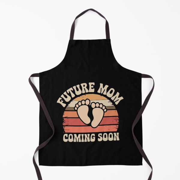 Item preview, Future Mom Coming Soon Retro Baby Feet Pregnancy Announcement designed and sold by yoddel.