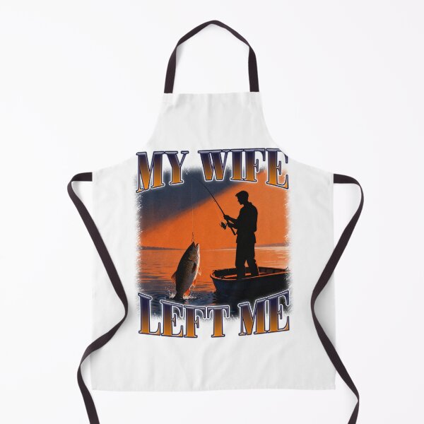 Item preview, My Wife Left Me Funny Angler Joke Saying designed and sold by bngfx.