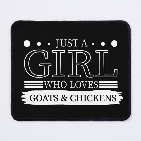 Item preview, Just A Girl Who Loves Goats & Chickens Funny Farm Girl Animal Lover Country Life designed and sold by aminasam.