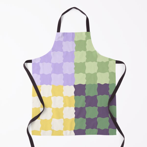 Item preview, Lavender Matcha Checkerboard Pattern | Soft Retro Geometric designed and sold by nineFlorals.