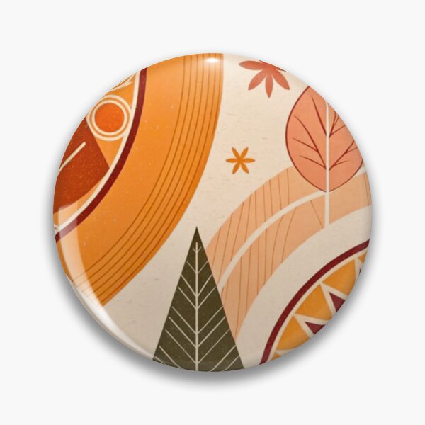 Item preview, Boho Autumn Terracotta Geometric Pattern designed and sold by NNCollection.