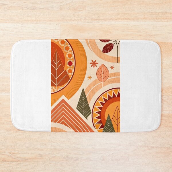 Item preview, Boho Autumn Terracotta Geometric Pattern designed and sold by NNCollection.