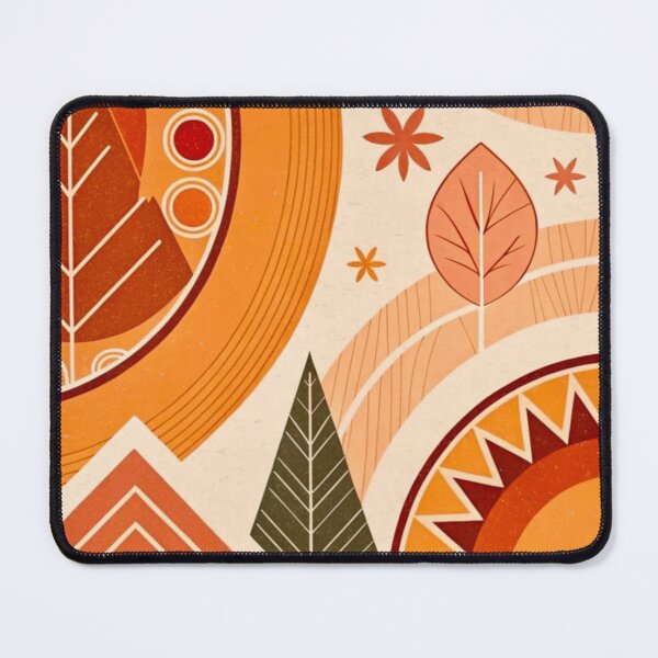 Item preview, Boho Autumn Terracotta Geometric Pattern designed and sold by NNCollection.