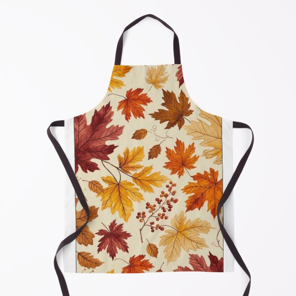 Item preview, Watercolor Autumn Maple Leaves Pattern designed and sold by NNCollection.