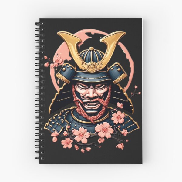 Item preview, Samurai with Cherry Blossom | Elegant Japanese Icon 01 designed and sold by Shift-Bloom.