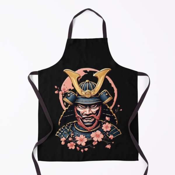 Item preview, Samurai with Cherry Blossom | Elegant Japanese Icon 01 designed and sold by Shift-Bloom.